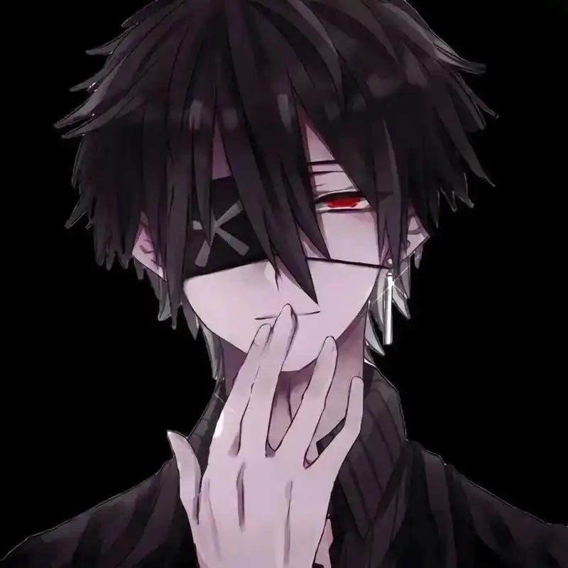 发一张你好朋友的照片 #帅就完事了 #动漫头像 #暗黑系 - 抖音