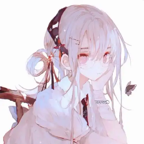 出单:白色头发的动漫女生-佩琪头像库-话本小说网