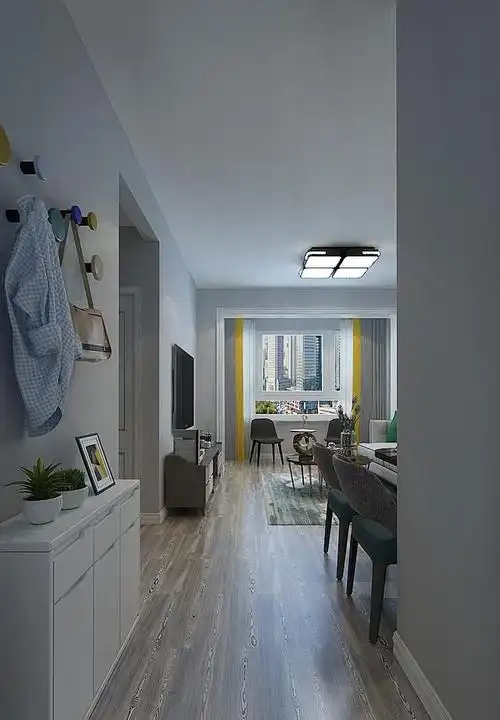 新房50平米二居室简约风格装修只用了2万谁看谁说划算