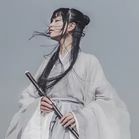 执笛子的古装美女图片_伤感女生头像图片_扣扣居