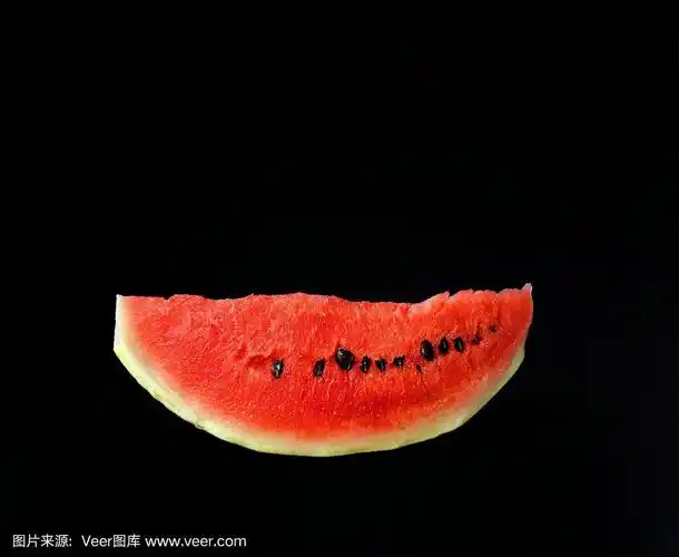黑色背景,西瓜,切片食物,热带水果,概念