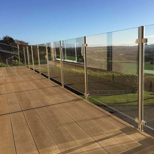 佛山创升护栏扶手厂家定制直销不锈钢楼梯立柱玻璃阳台栏杆隔断