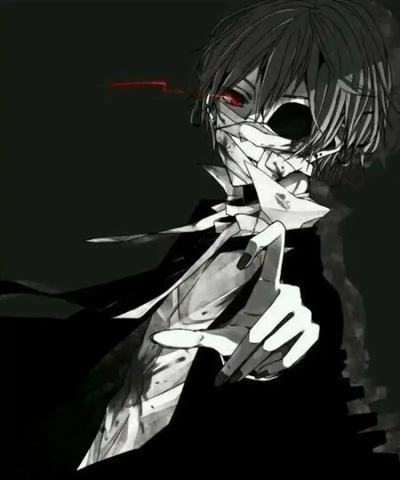 黑暗系男生头像