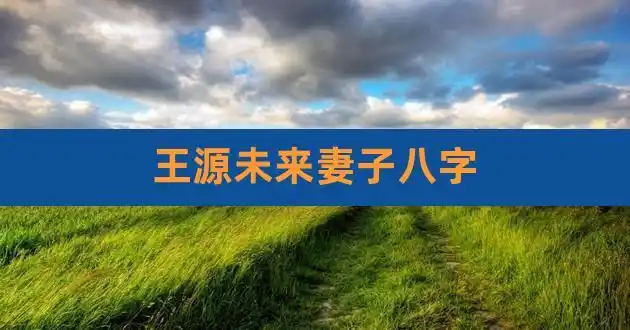 王源未来妻子八字,王源的生辰八字