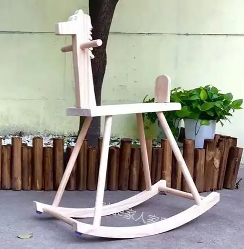 摇摇马摇椅椅子两用自制民宿装饰礼物拍摄木马摇马