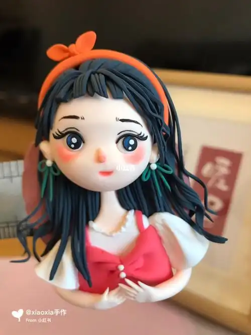 每次设想的人物捏着捏着就改变了,下次不做人设直接捏可好#粘土手工