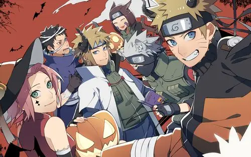 火影忍者温馨画风桌面壁纸