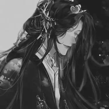 古风黑白男头动漫武侠