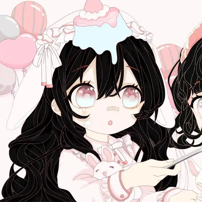 很适合做姐妹头像哦#女生头像属于你的限量版 #可爱卡通头像  - 抖音