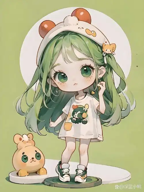 q版可爱卡通女孩 q版可爱卡通女孩