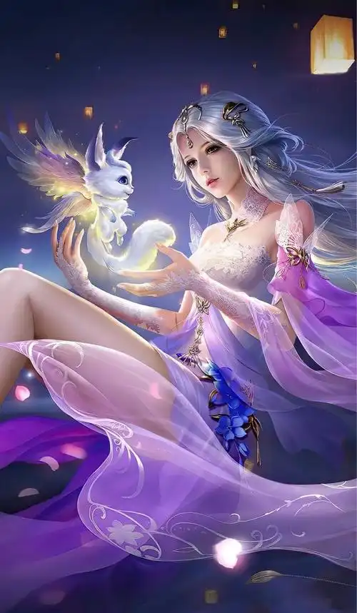 游戏原画 cg风 厚涂 插画 壁纸 女子 鼠绘 史诗风 海妖古风- 堆糖,美