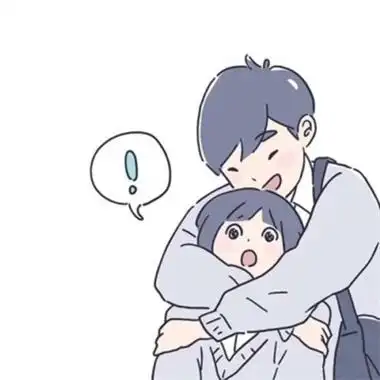 可爱卡通头像情侣一左一右可爱呆萌情头高清微信图片大全