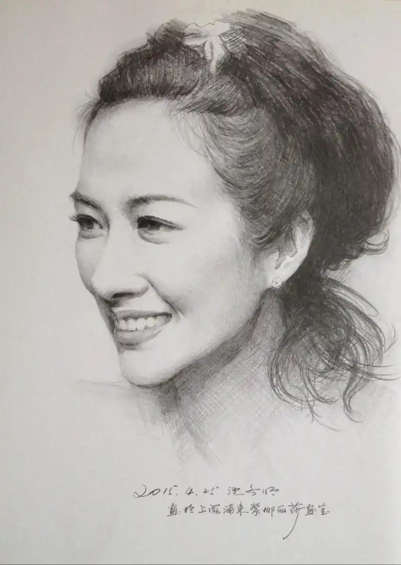 一组电影演员的素描肖像作品ok! 哈哈 - 抖音