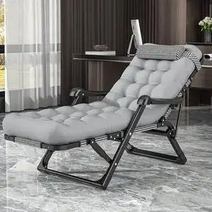 折叠椅子床两用午休床小巧躺椅单人便携小型阳台家用休闲小型简易