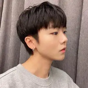 99m308403931淘宝鲻鱼头假发男短发韩版帅气狼尾头发型男女通用自然