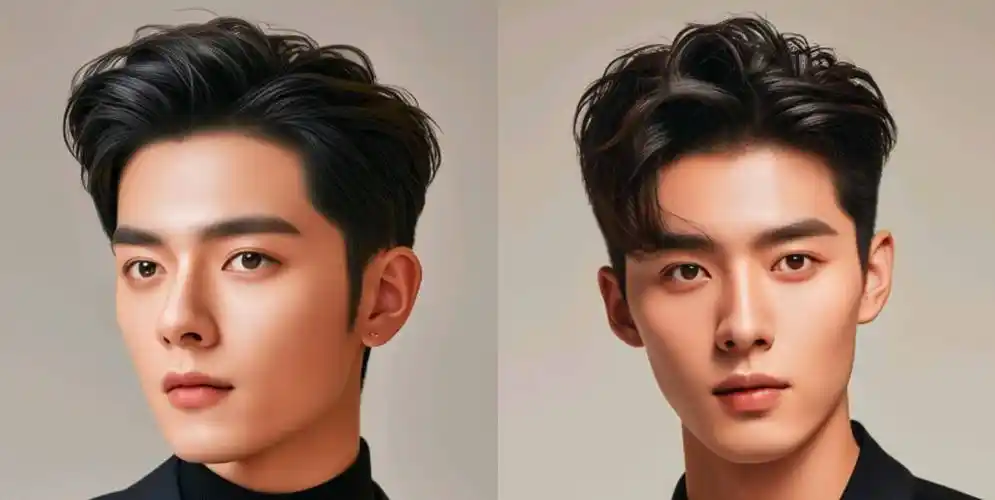 王一博肖战的分头发型有多帅?