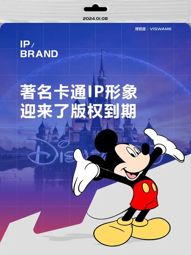 著名卡通ip形象,迎来了版权到期.米老鼠是一个于1928年由 - 抖音