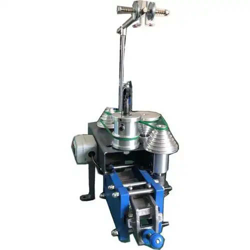 高速口罩耳带钩针机一头24针针筒机圆带机绳带机针通机圆筒带子机