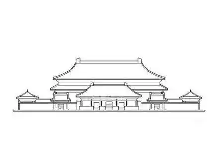 故宫简笔画 故宫简笔画简单又漂亮