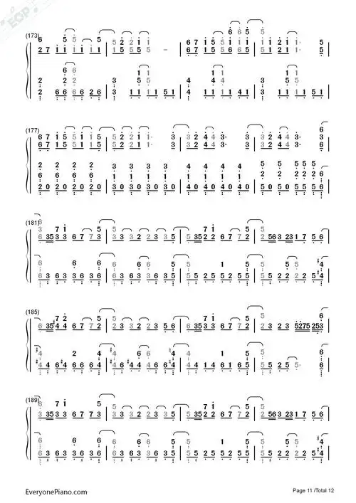 savior of song-苍蓝钢铁战舰 –ars nova–op双手简谱预览11