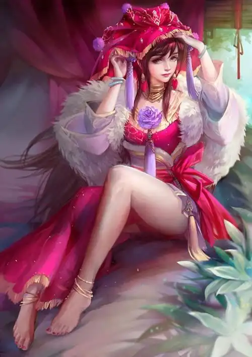 一组古装玄幻风格插画