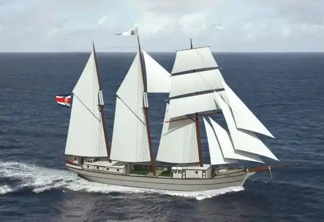 碳中和典范全球最大的三桅木质货运帆船明年下水