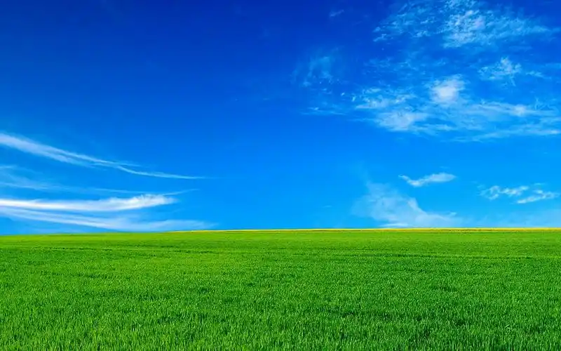 蓝天白云大草原,内蒙风光美无限.