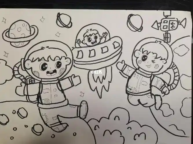 十分钟速画主题二十三太空