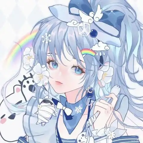 仙气可爱动漫女生头像抬头看一眼阳光我知道你和春天一起来了