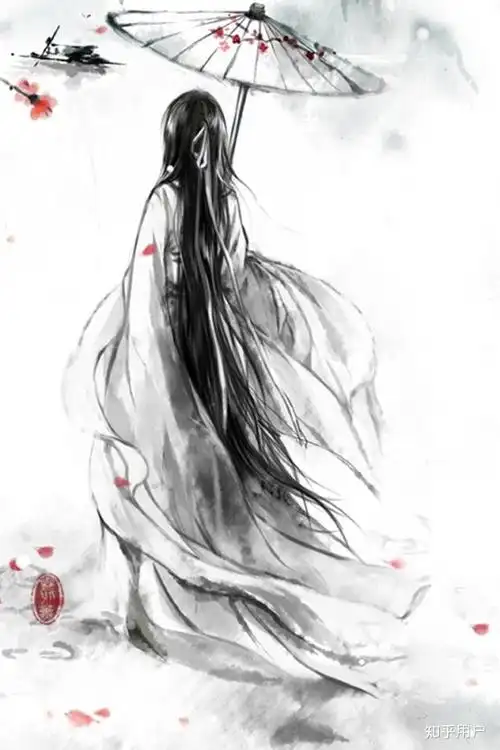 求一张古风男子孤独雨中打伞的图片有推荐马