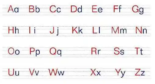 abcd歌26个字母顺序abcd26个拼音字母表