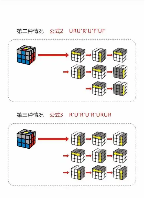 第一层)步骤一:复原底面十字玩前必读,魔方各种特征块的简介学前必读