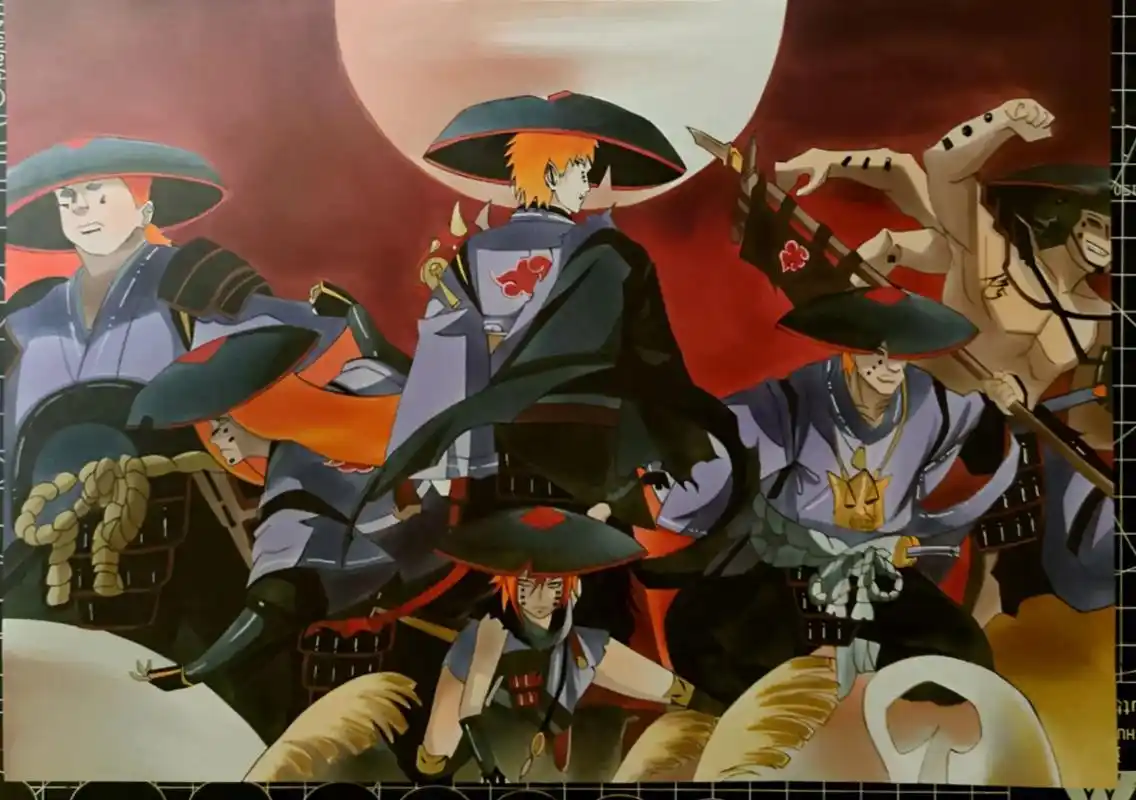 火影忍者 #漂泊佩恩 #手绘 十几个小时 超哥很帅99 - 抖音