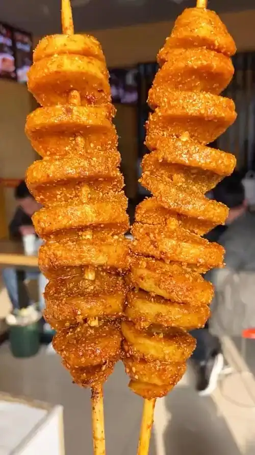 纯手工果仁烤面筋,色香味俱全