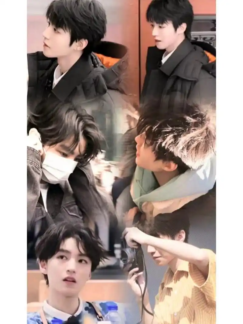 王俊凯拼接壁纸  没有回应的爱没人能坚持太久 可你是王俊凯 我舍不得