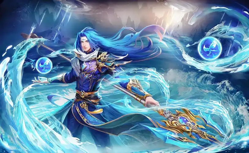 其实还是在讲唐三成为海神的故事,并且三少的海神模型,也是非常炫酷的