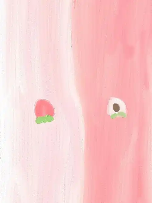 粉色系蜜桃聊天背景壁纸