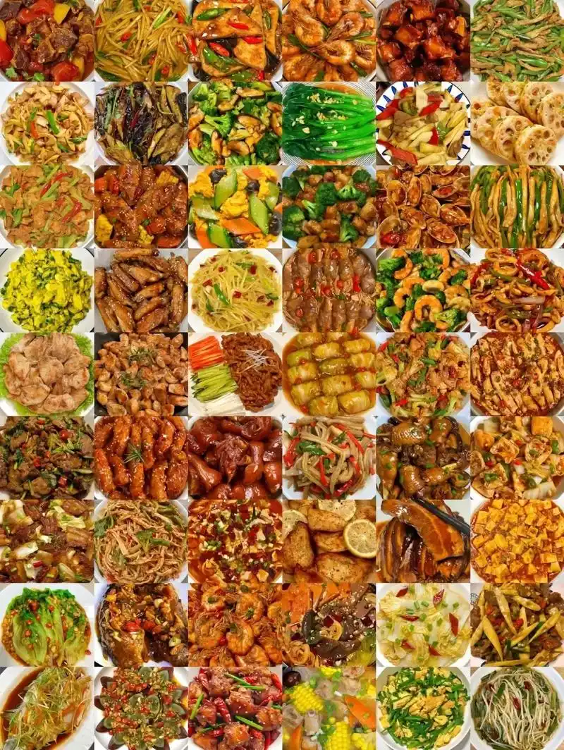 2023年的年夜饭菜谱提前准备了.分享54道家常菜美食  学 - 抖音