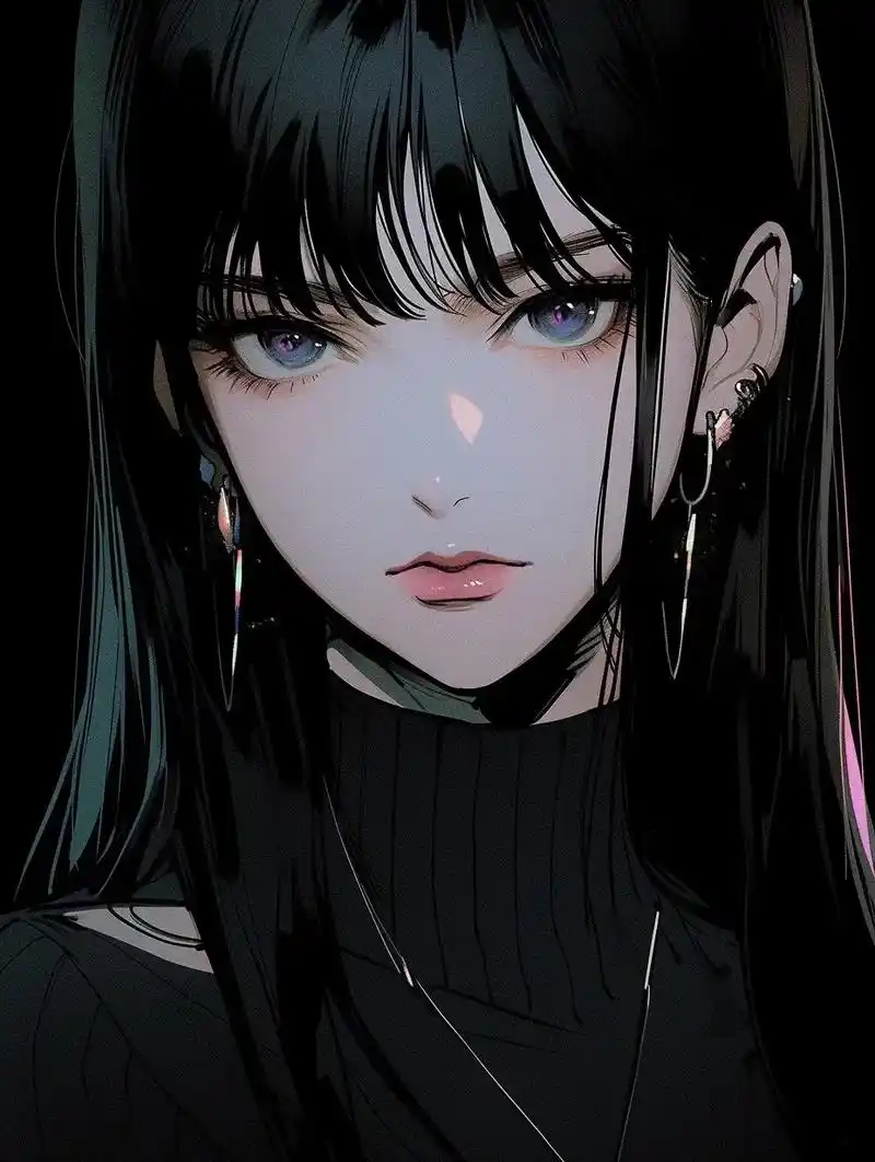 复古漫画女生头像.生人勿扰#动漫女头 #美女头像 #冷淡风  - 抖音