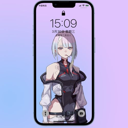 21张边缘行者赛博朋克lucy露西丽贝卡手机壁纸华为iphone壁纸高清