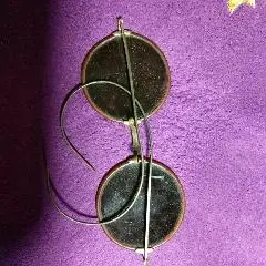 民国18k金丝眼镜