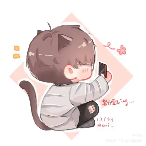 小景(8989616409618989)_q版cv圈景向谁依绘画作品