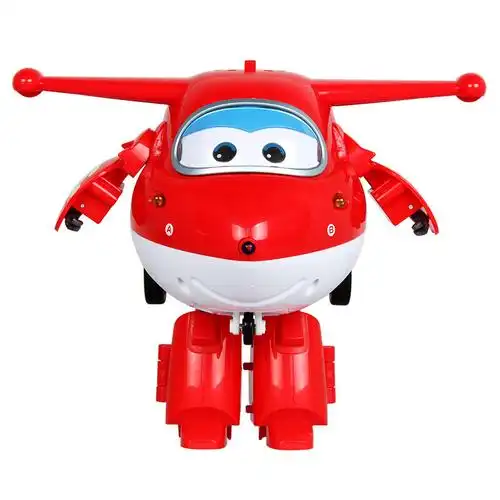 奥迪双钻超级飞侠儿童玩具遥控机器人 乐迪变形故事机 710796高清实拍