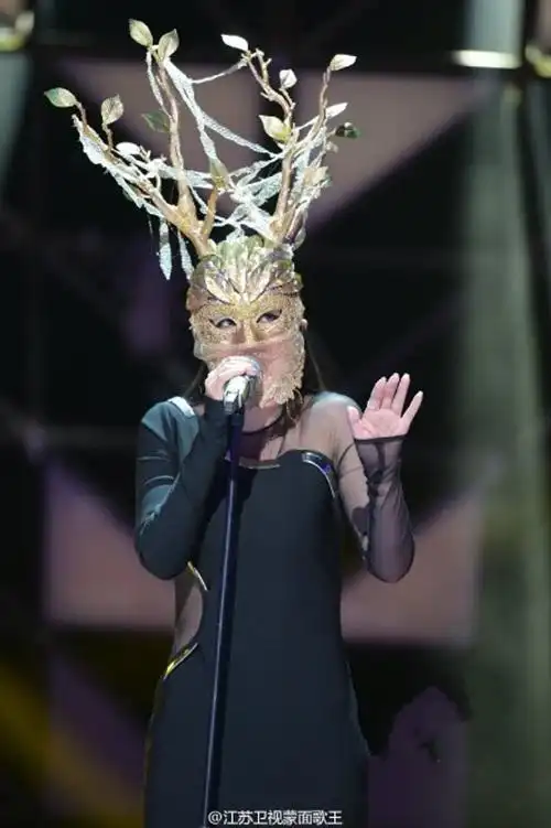 谭维维众望所归揭面《蒙面歌王》