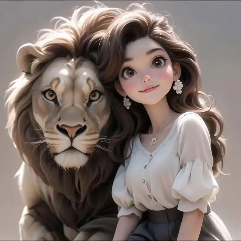 女生头像 十二星座系列之狮子座  狮子和它的迪士尼公主