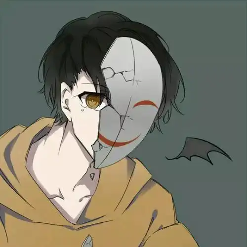 不匿头像动漫头像男头面具