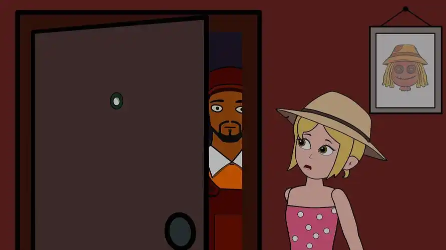 悬疑动画:总有陌生男人在晚上敲我的门,恐怖故事