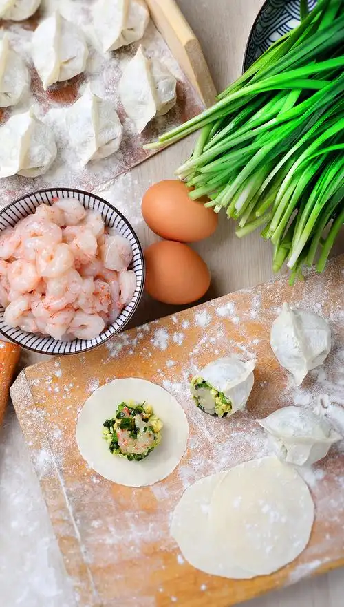百饺园水饺 虾仁素三鲜水饺 虾仁素三鲜速冻饺子1440g 48粒【图片