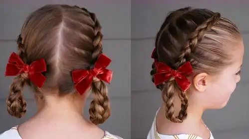 女宝宝们头发可爱甜美的编法