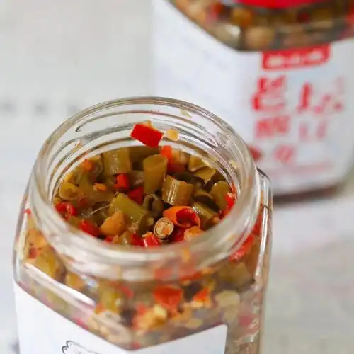 拾山味老坛酸豆角270gx2瓶开罐即食酸辣爽口榨菜咸菜拌饭下饭菜酸豆角